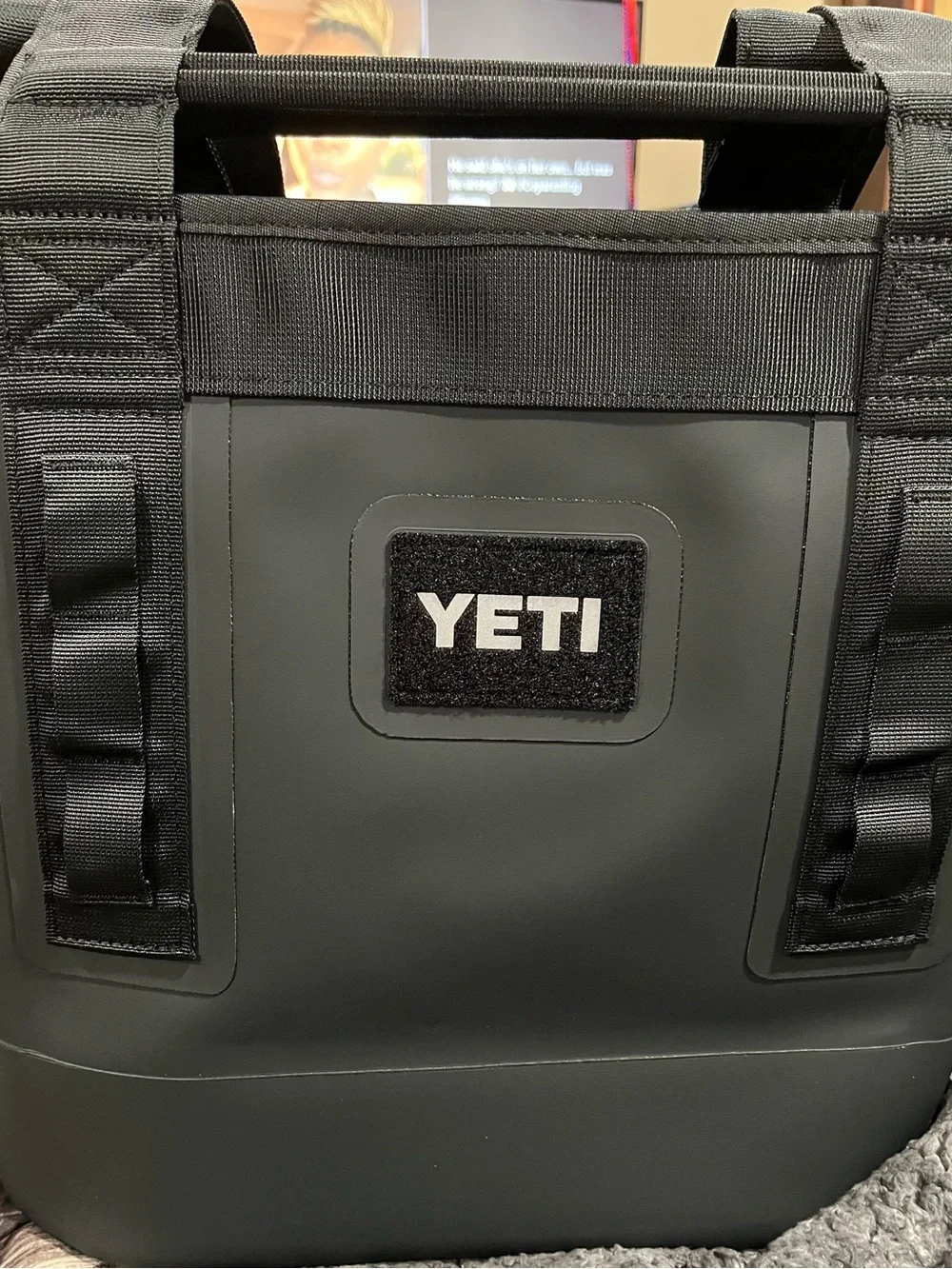 Yeti Camino Black Carryall 20 Duffel Bag with White Logo